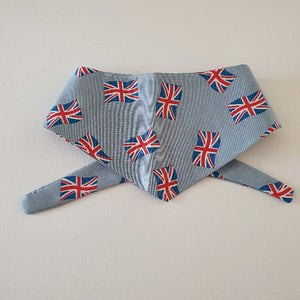 Blue Union Jack Tie Bandana