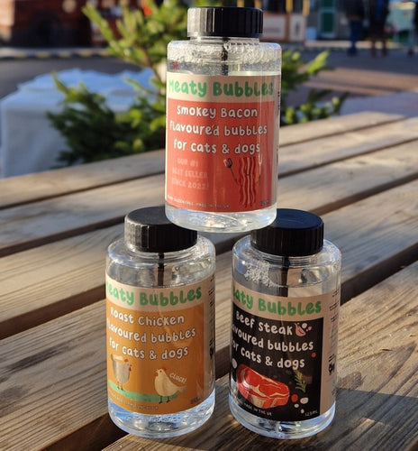 Meaty Bubbles - Click to see the various flavours