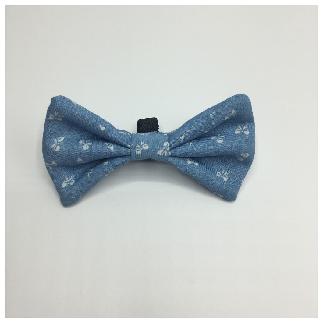 Blue Bows Bow Tie - Available in 2 sizes