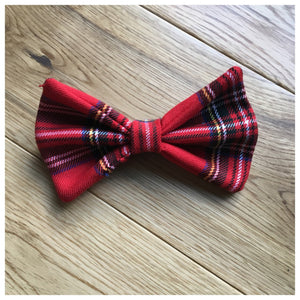 Red Tartan Bow Tie - Available in 2 Sizes