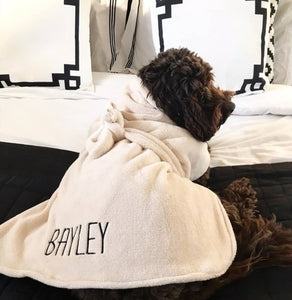 Personalised Drying Robe - Choice of Colours and Sizes